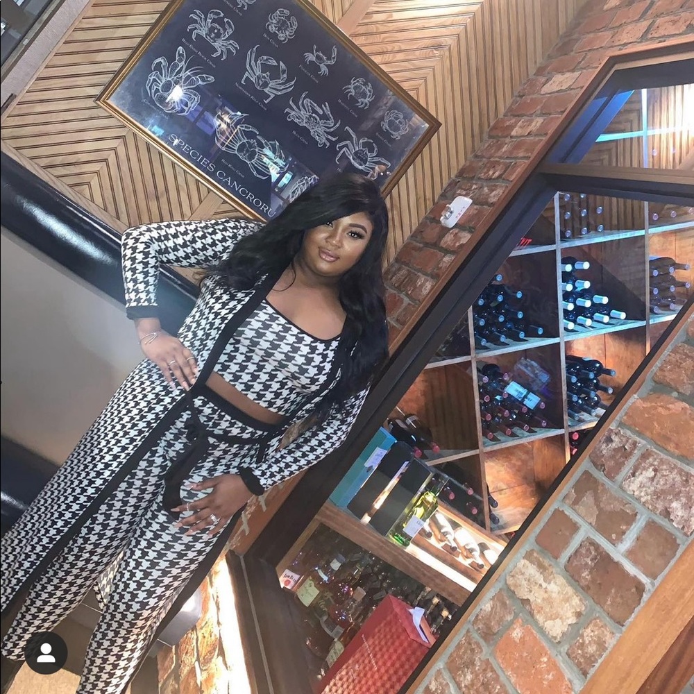 3 piece houndstooth set